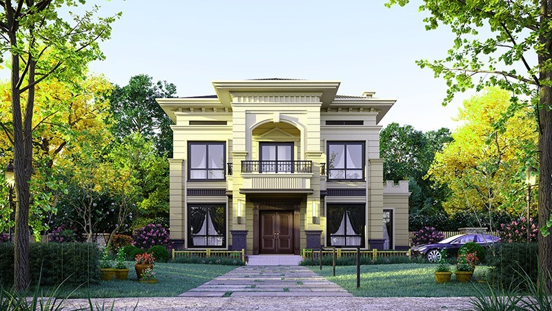 石柱中式合院住宅，开放庭院与邻里乡亲更亲近